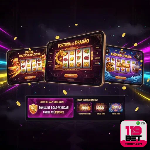 Imagem moderna do site 119bet na página inicial, destaque para apostas esportivas e jogos online